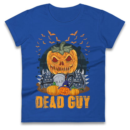 Scary Pumpkin Dead Guy Halloween t shirt
