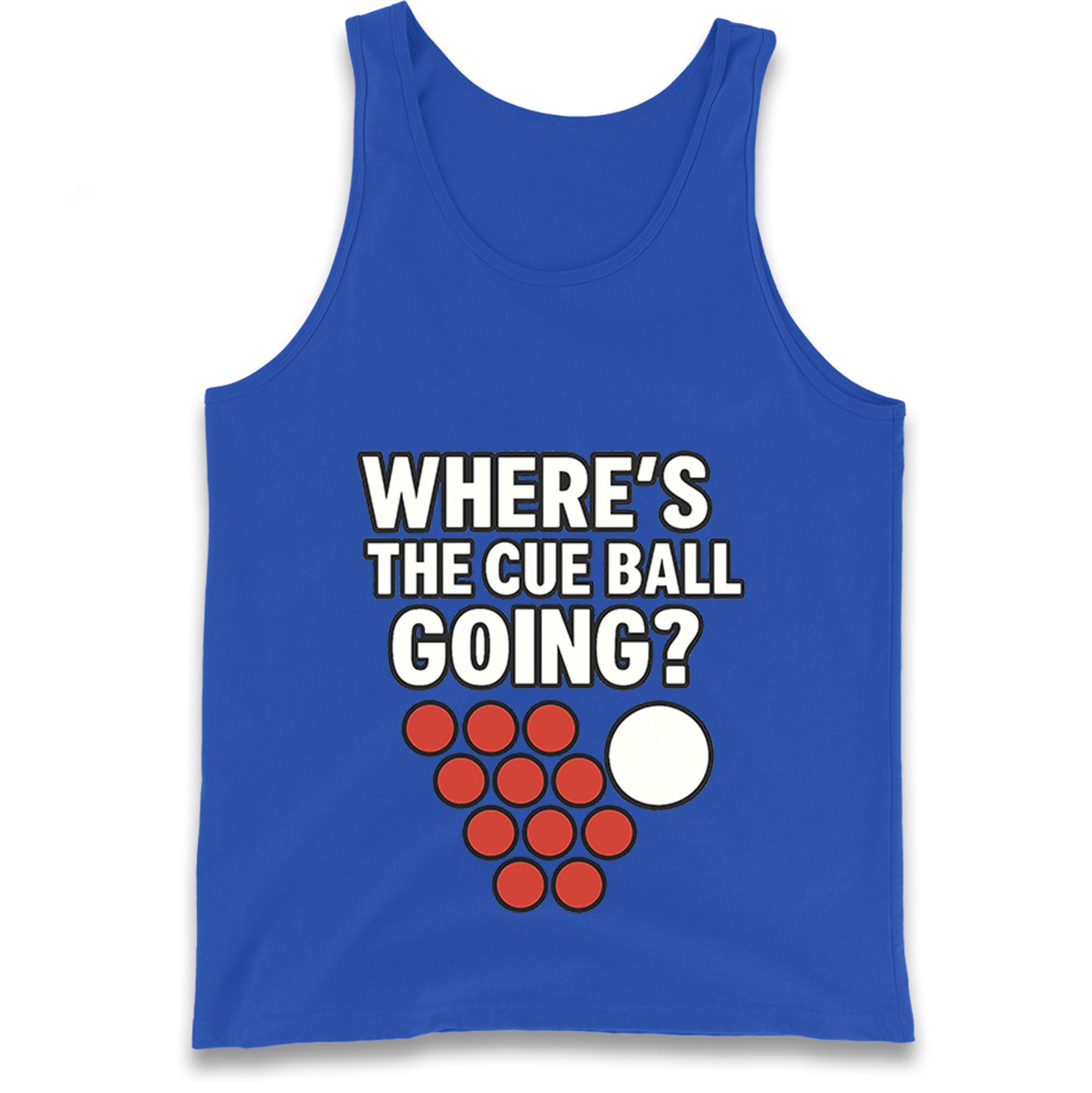 Where’s The Cue Ball Going Tank Top