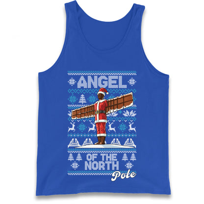 Angel Of The North Pole Christmas Tank Top