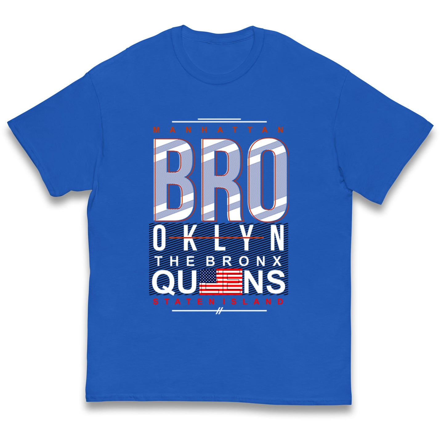 Brooklyn New York State Kids T Shirt