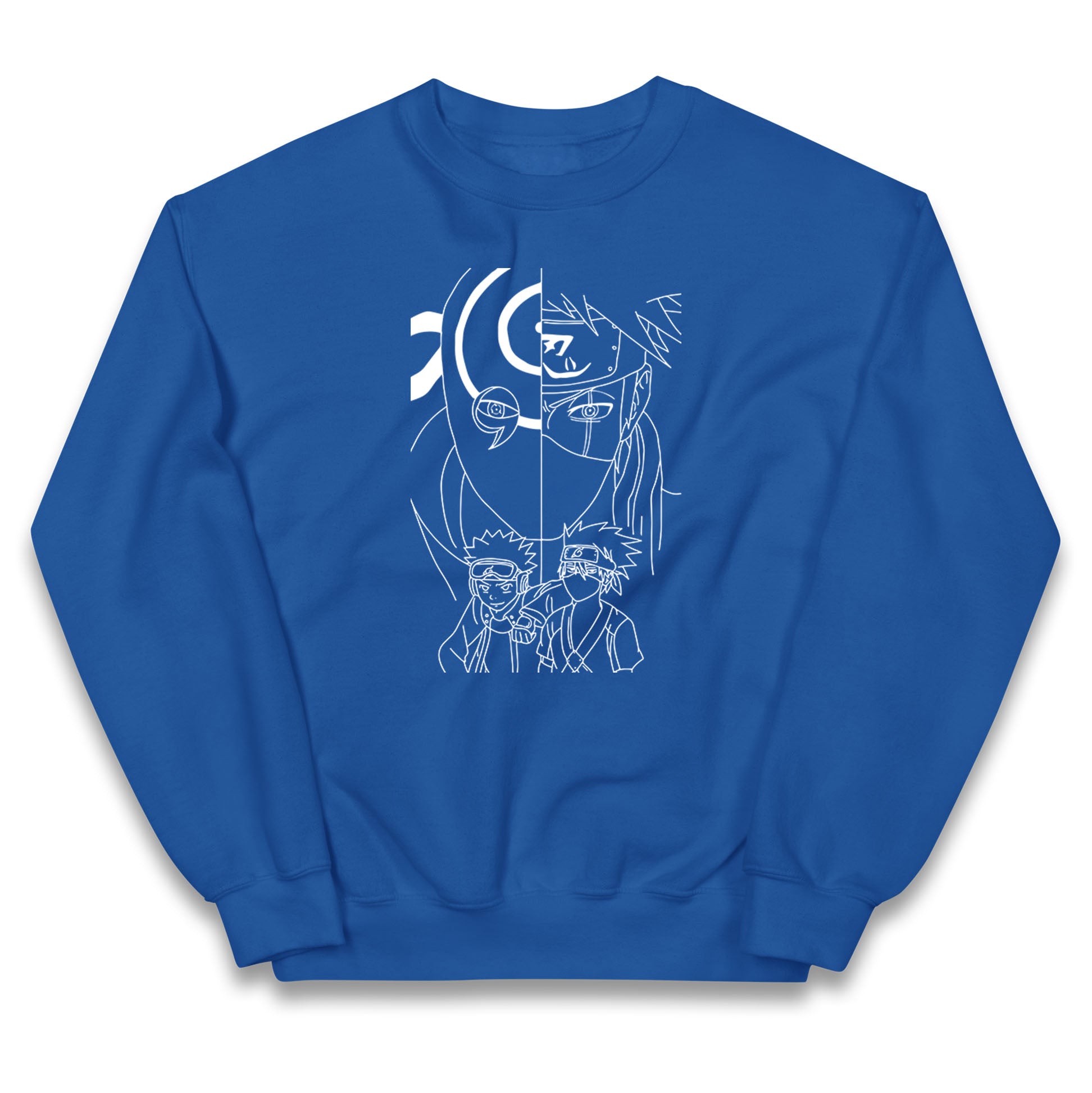 Naruto Shippuden Jumper Obito Uchiha, Kakashi Hatake, And Friends Top