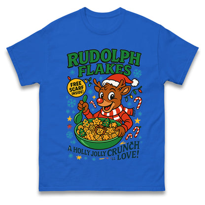 Rudolph Flakes Christmas T Shirt