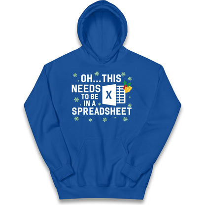 Excel Christmas Kids Hoodie