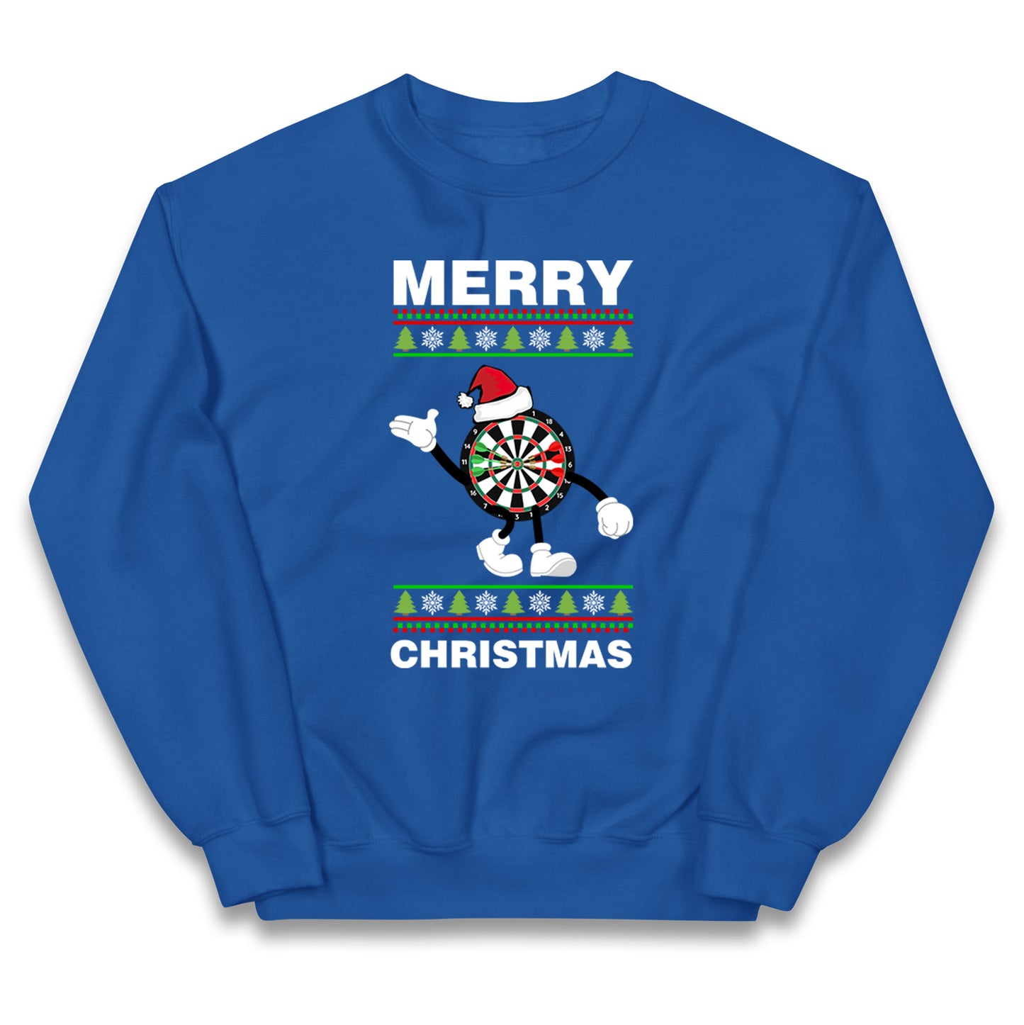 dartboard christmas santa costume jumper