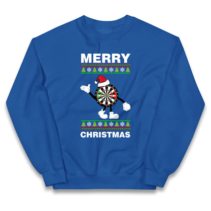 dartboard christmas santa costume jumper