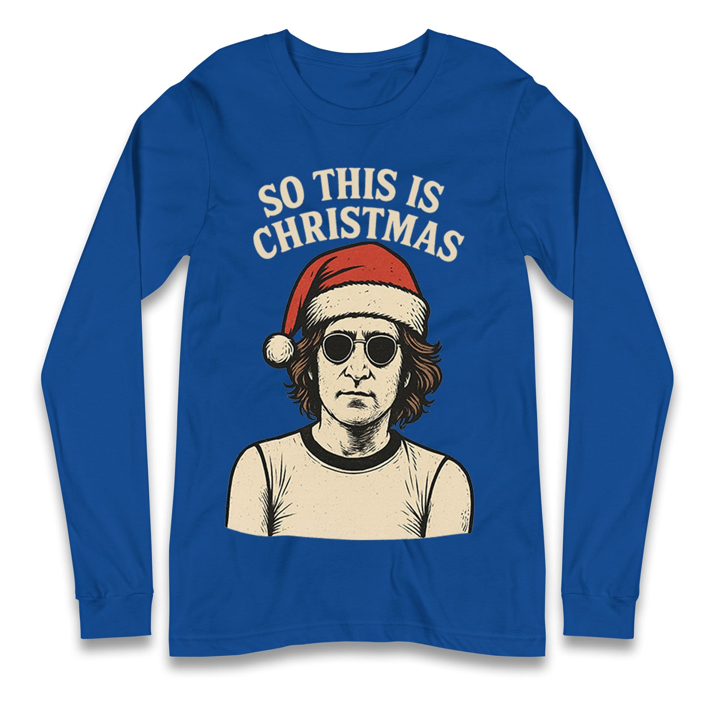 Christmas John Lennon Christmas Longsleeve T Shirt