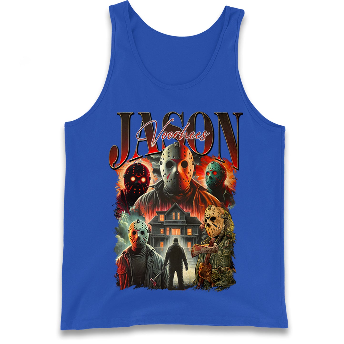 Jason voorhees scary Halloween Bootleg Tank Top