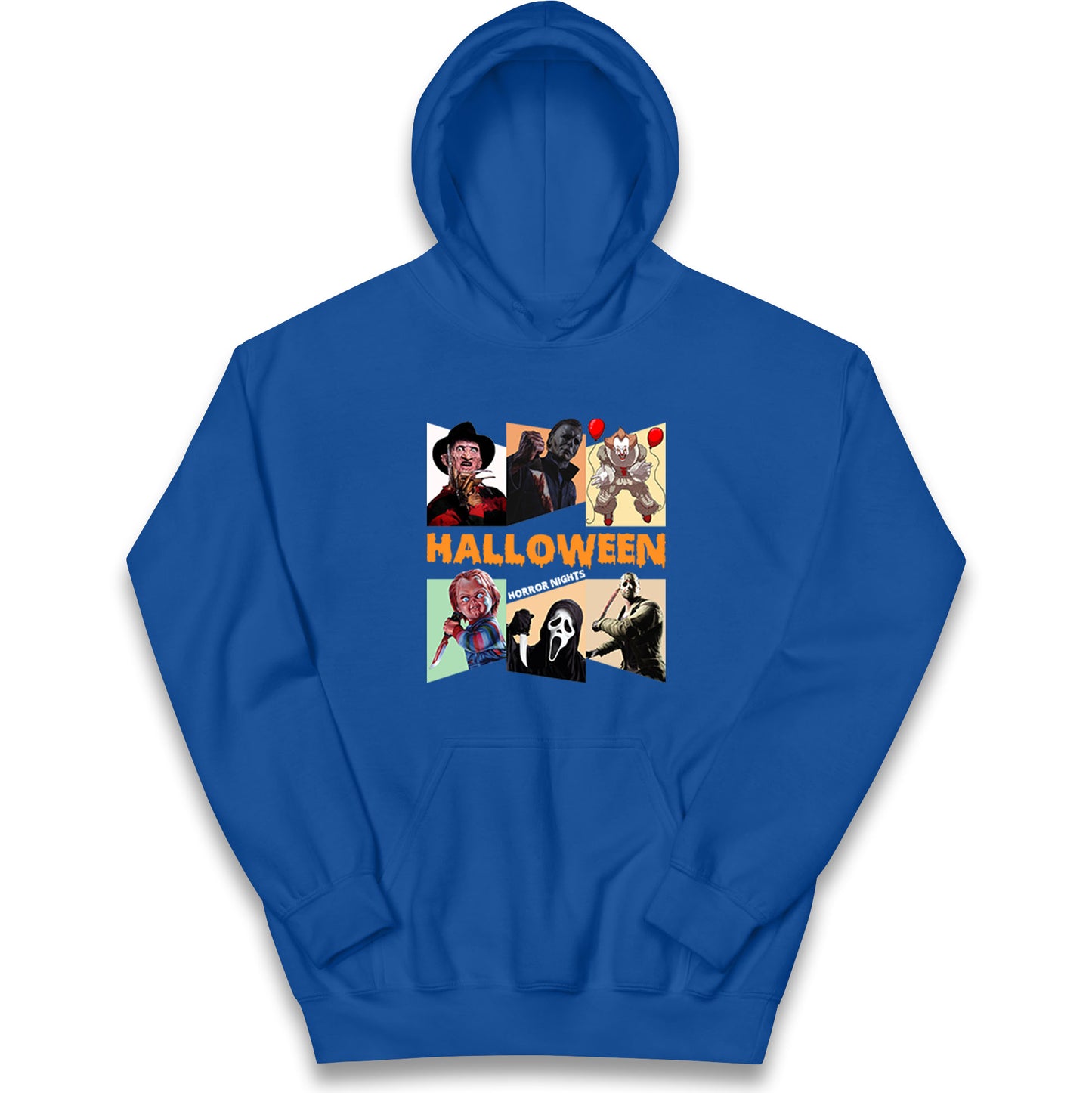 Horror Characters Halloween Horror Nights Kids Hoodie