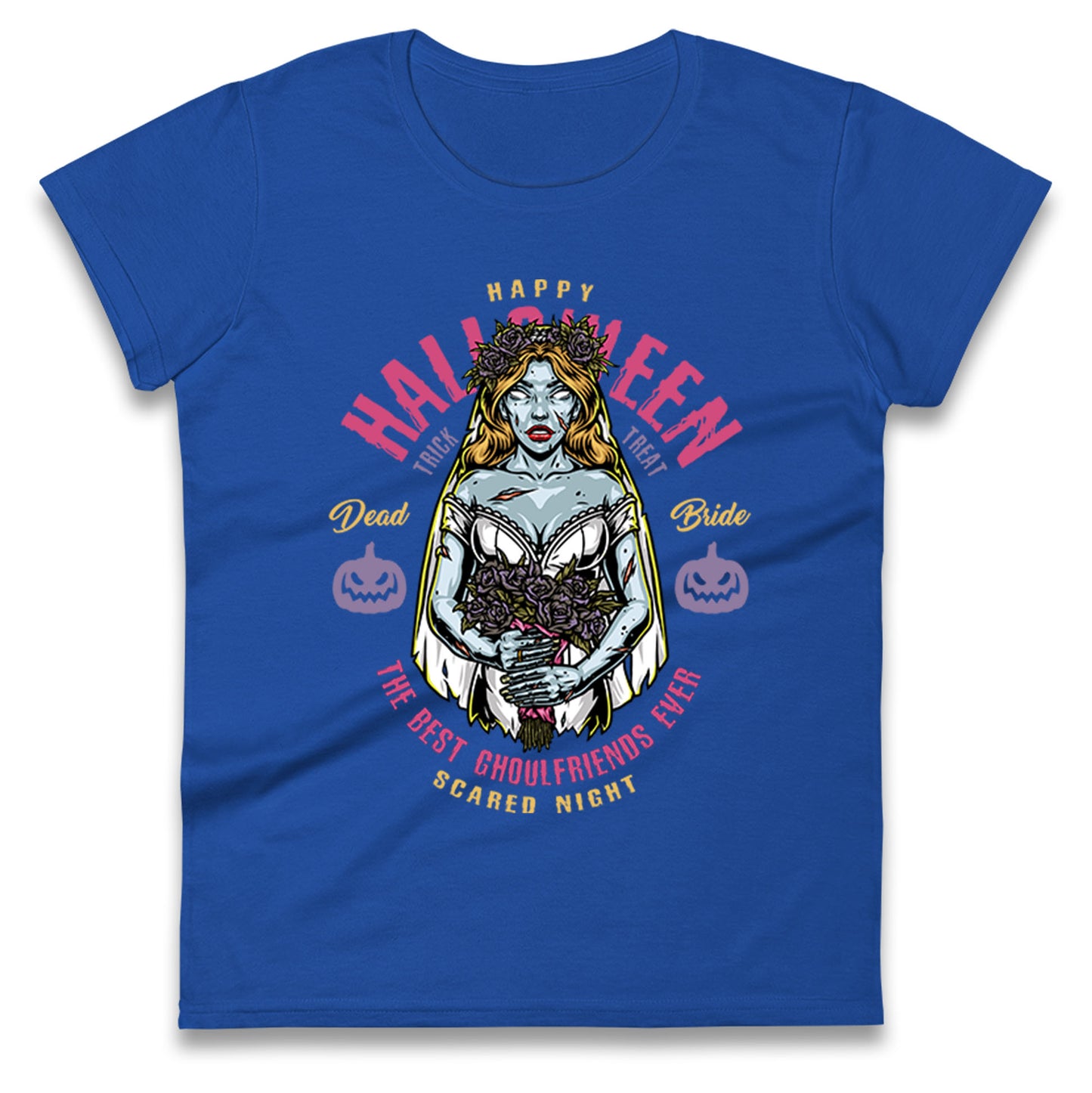 Halloween Ghoulfriends Ladies T Shirt