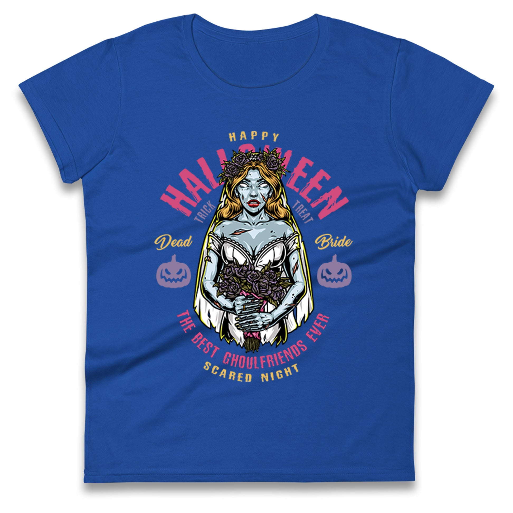 Halloween Ghoulfriends Ladies T Shirt