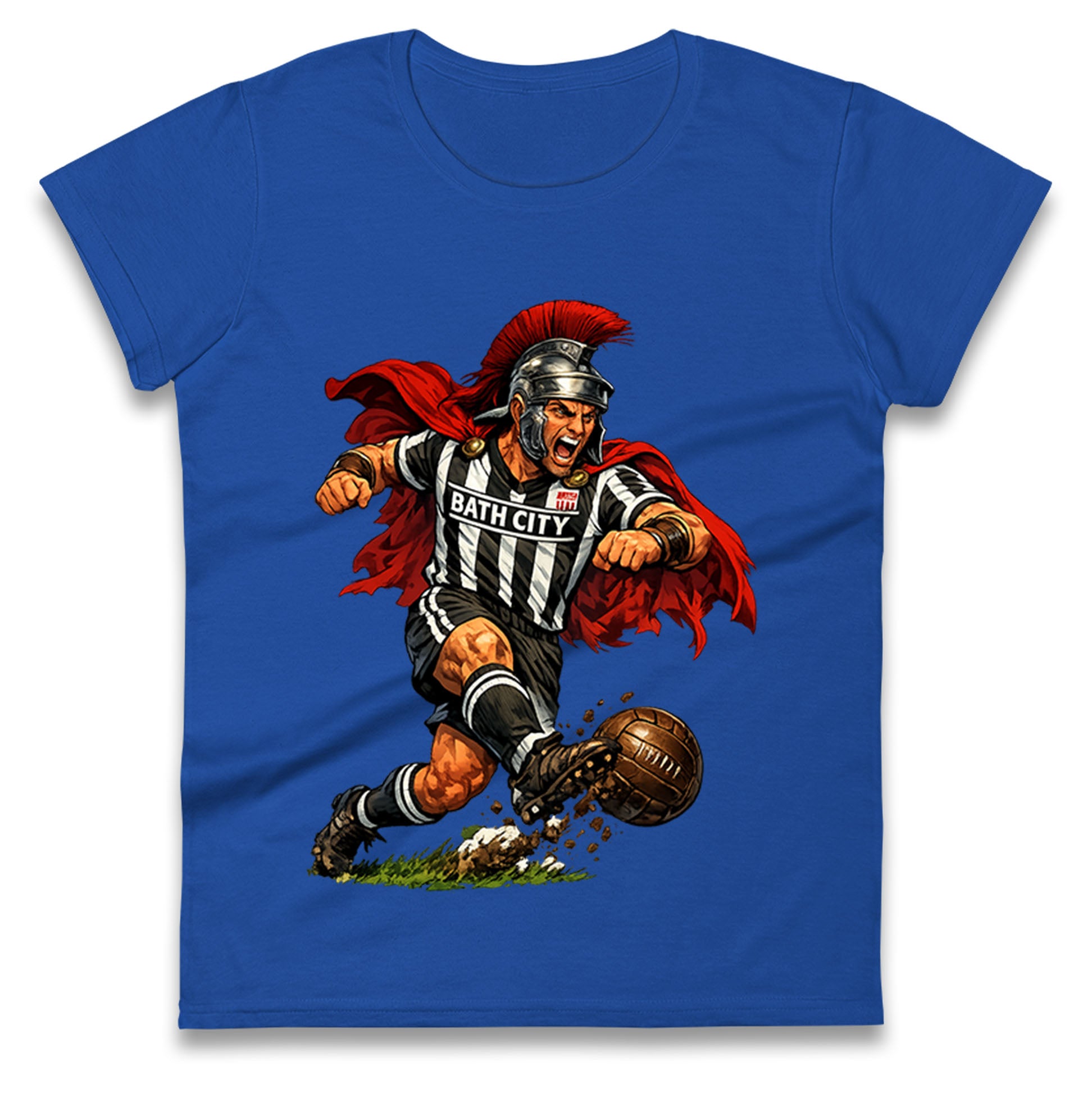 Retro Bath City Football Ladies T Shirt