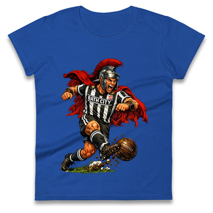Retro Bath City Football Ladies T Shirt