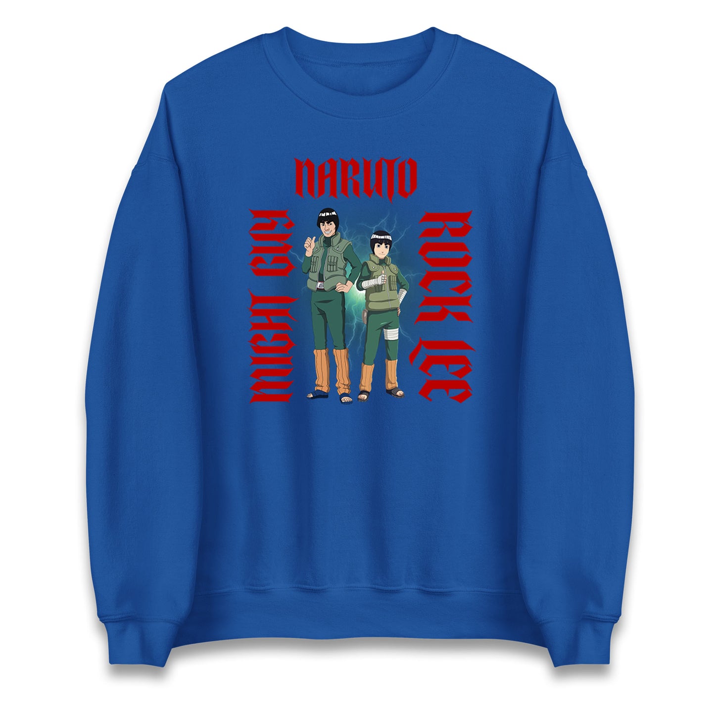 Naruto Might Guy And Rock Lee Sweatshirt