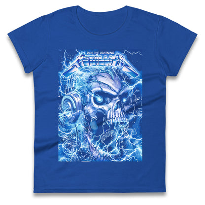 Metallica Ride The Lightning Ladies T Shirt
