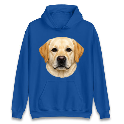 Labrador Dog Face Hoodie