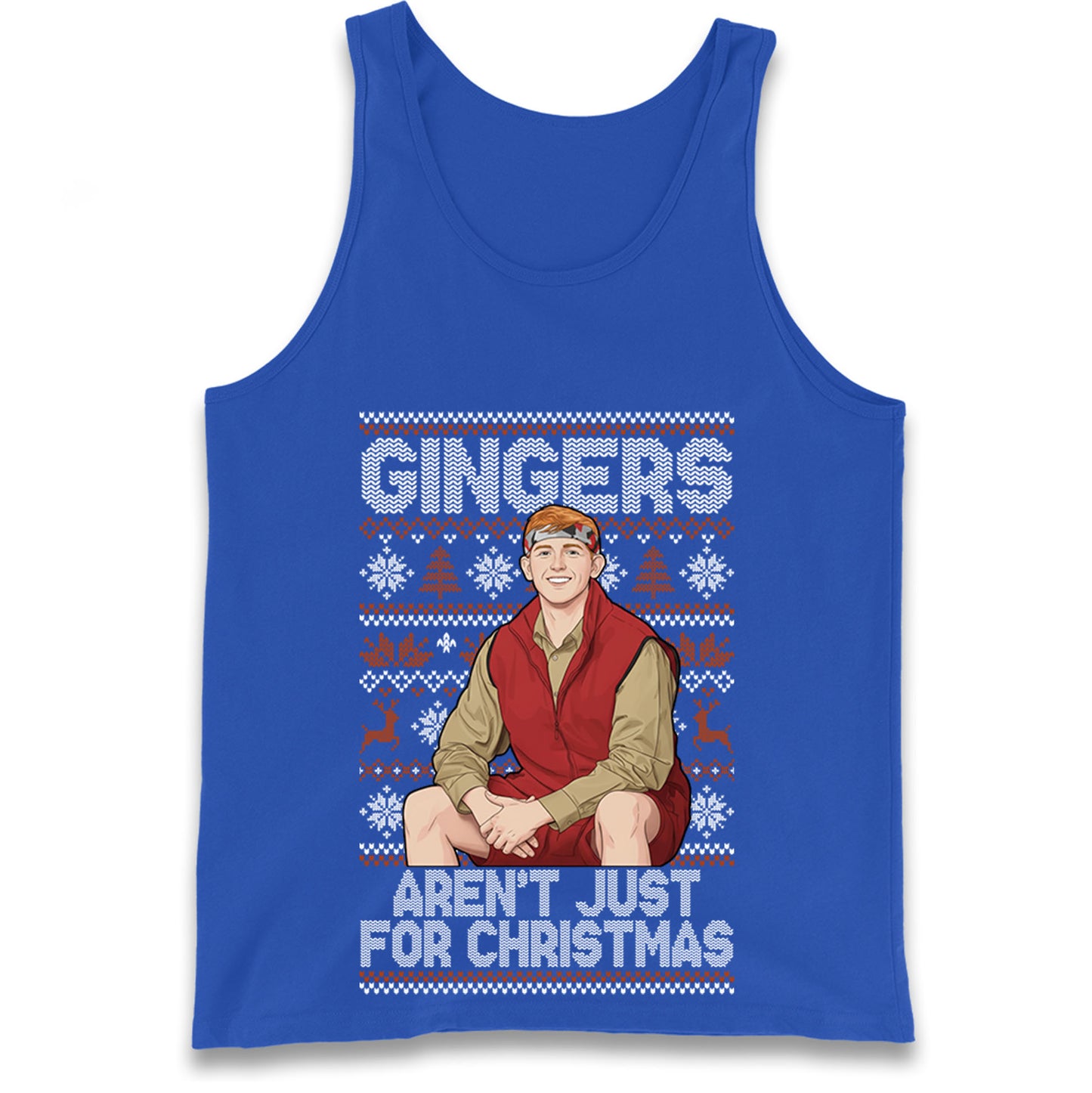 Angry Ginge Xmas Tank Top