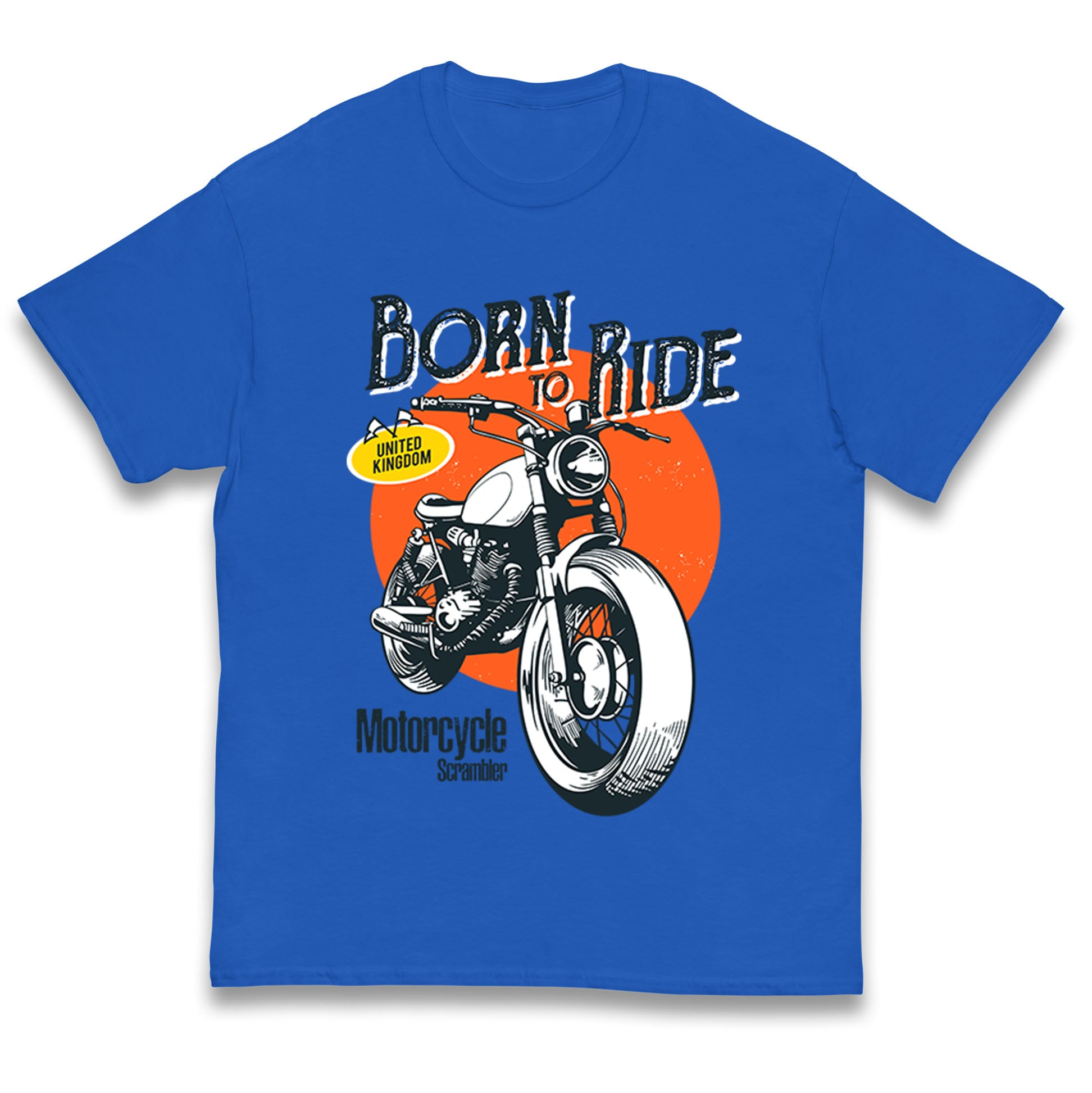 Born To Ride UK Kids T Shirt