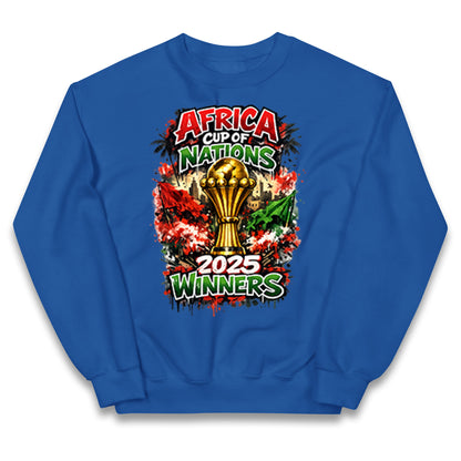 Morocco Africa Cup Of Nations Winners 2025 Kids Jumper