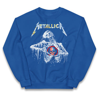 Metallica USA Skull Kids Jumper