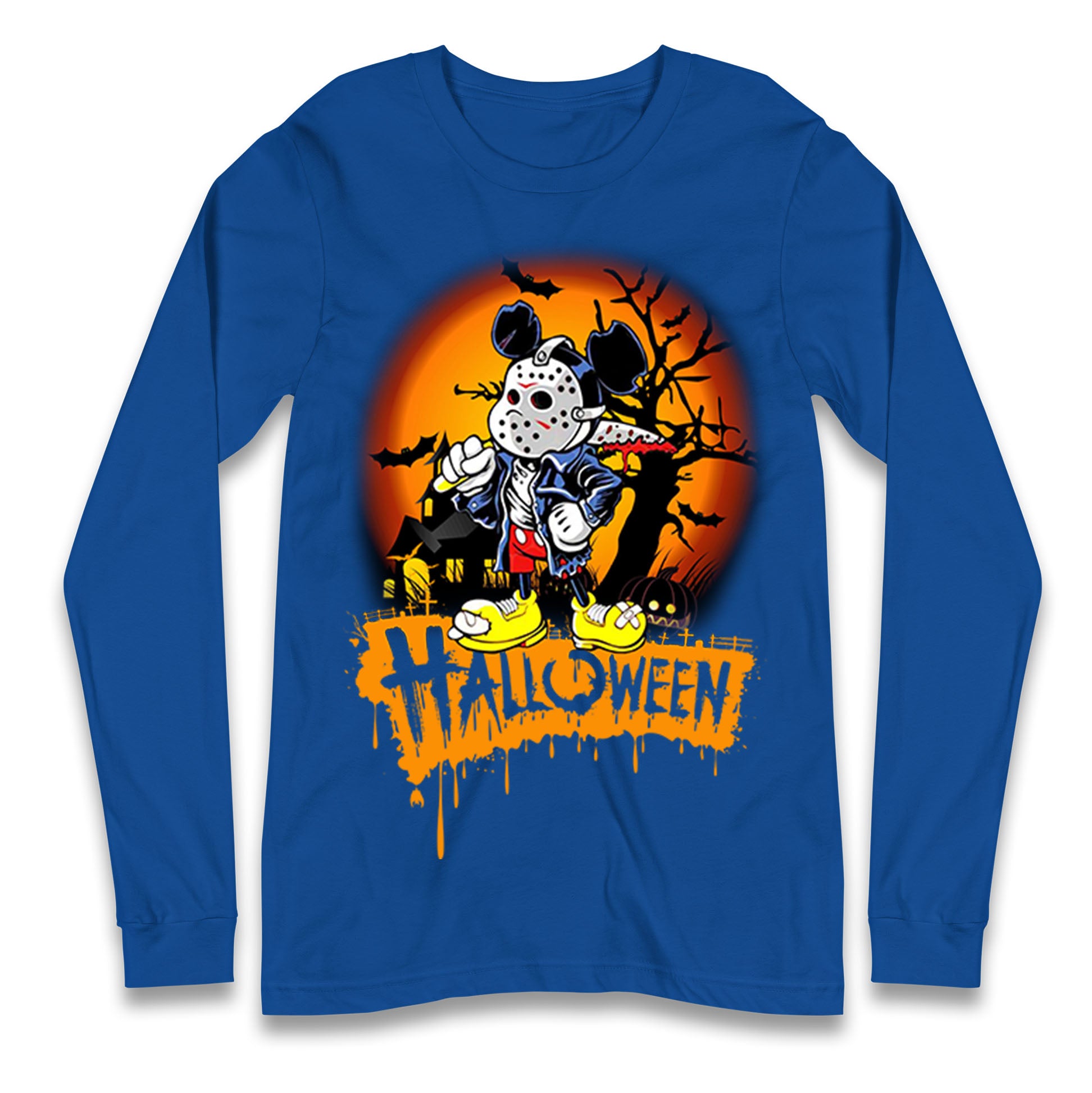 Mickey Mouse Haunted Halloween T Shirt
