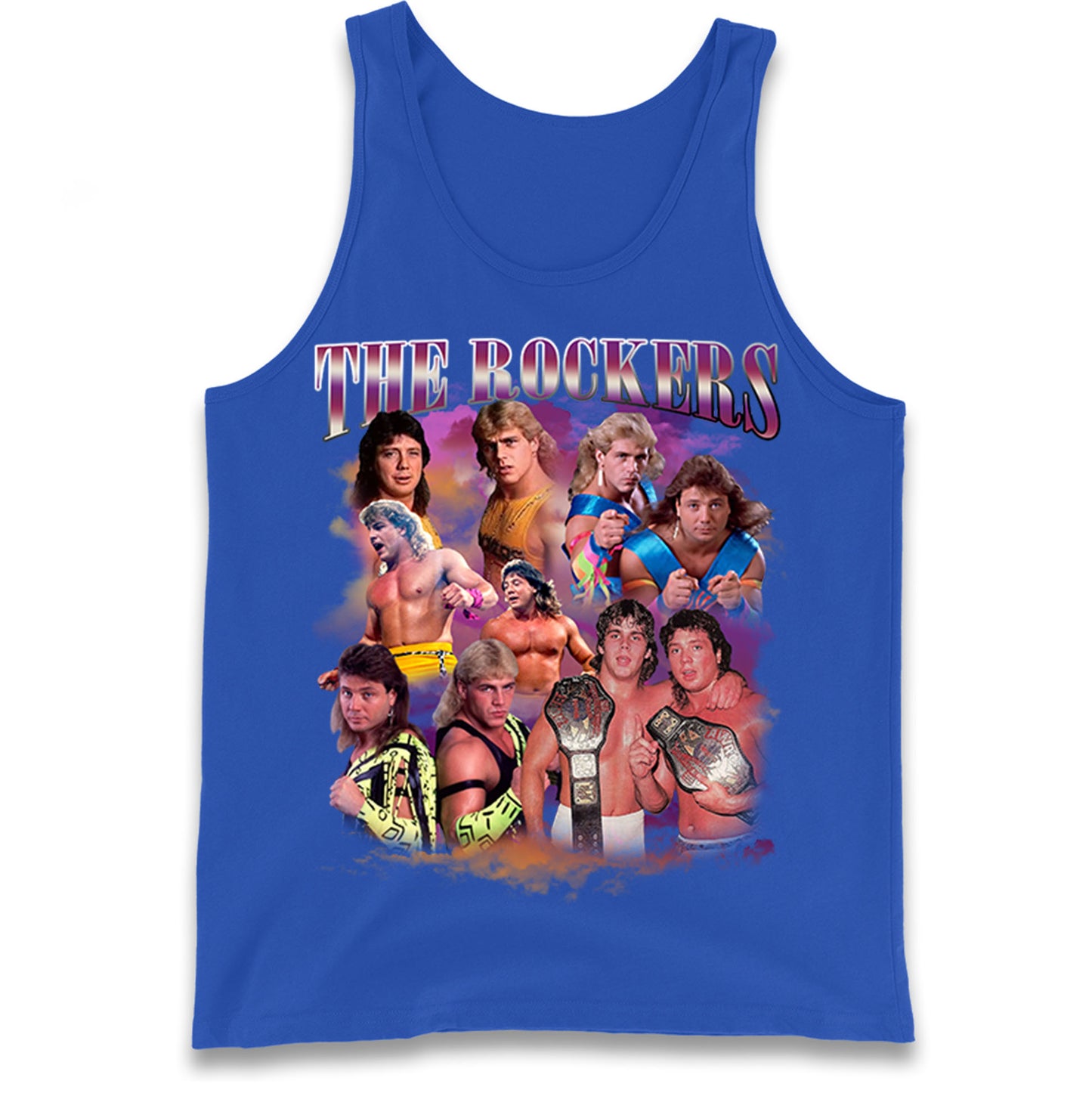 Retro The Rockers Bootleg Wrestling Tank Top