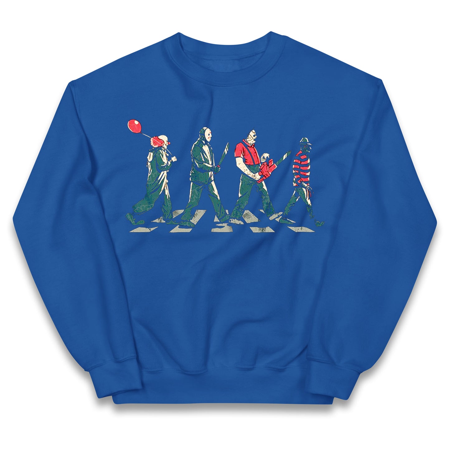 Horror Characters Friends Spoof Halloween Kids Jumper