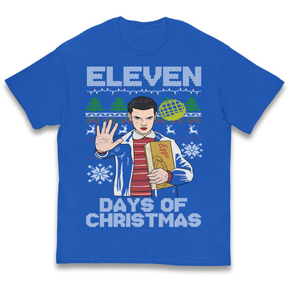 Eleven Christmas Kids T Shirt
