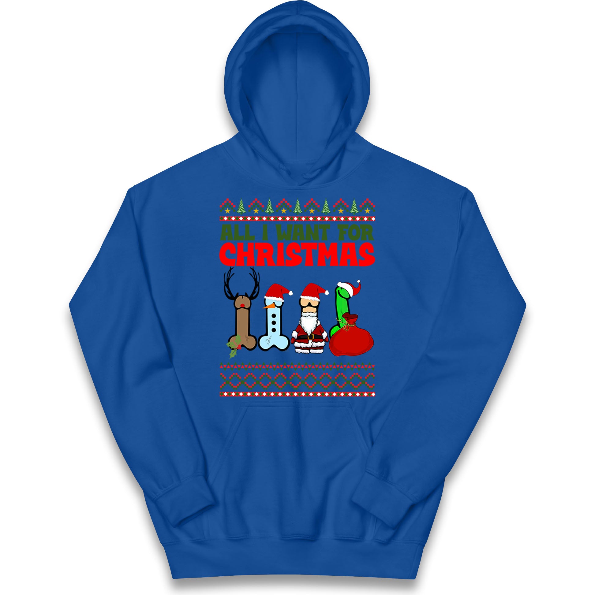 All I Want For Christmas Funny Hoodie