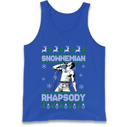 Freddie Mercury Christmas Tank Top