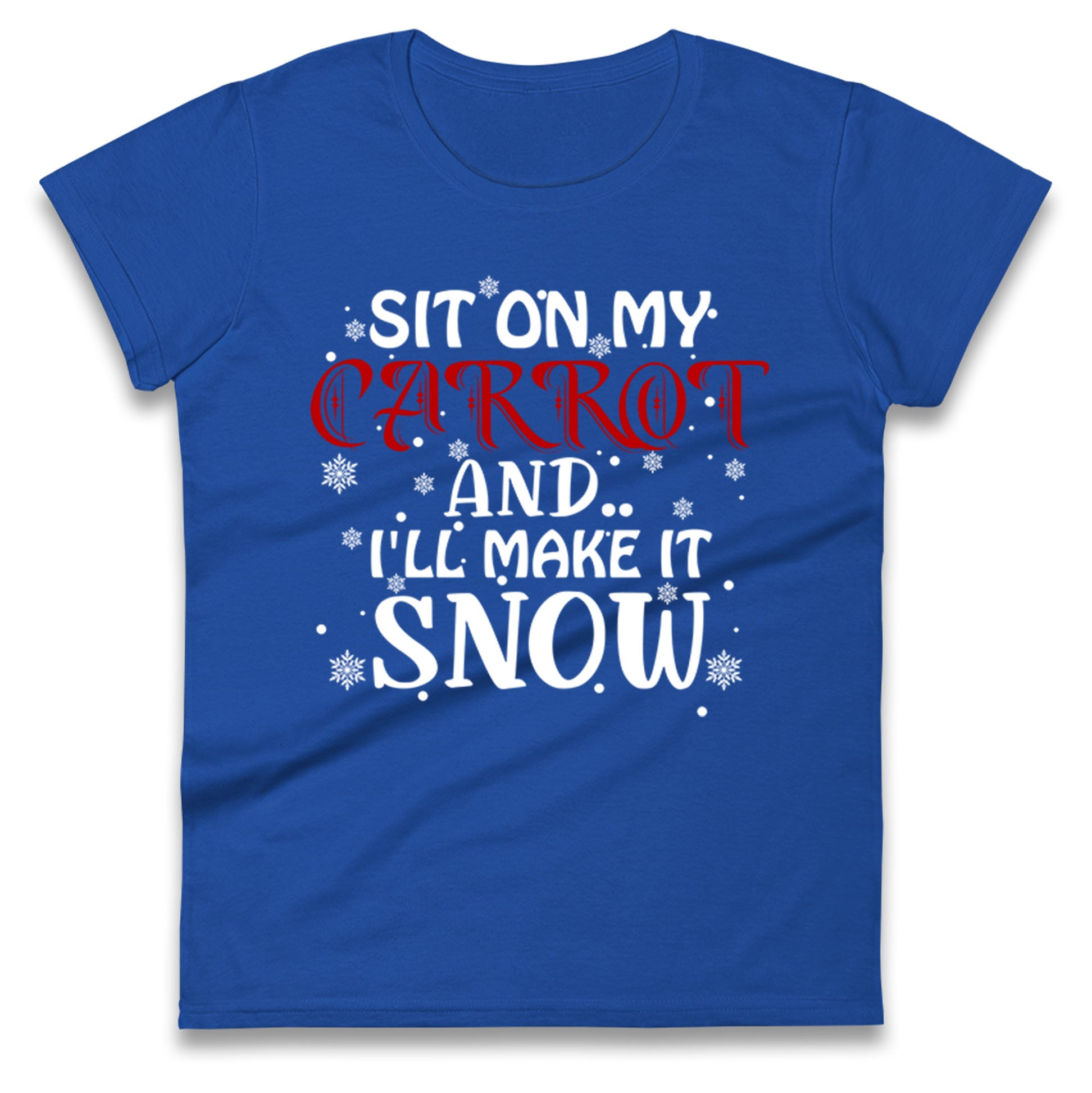 Rude Christmas Ladies T Shirt