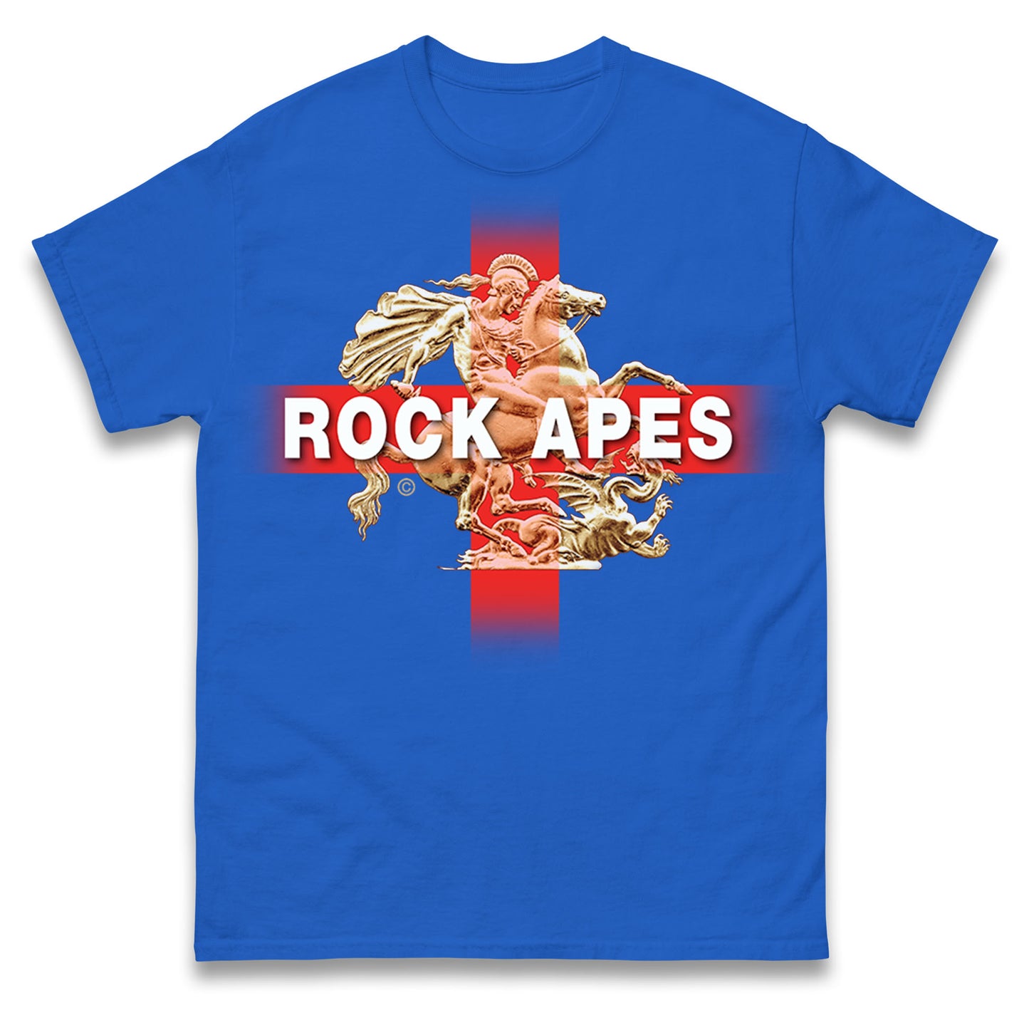 Rock Apes St George & The Dragon Mens Tee Top