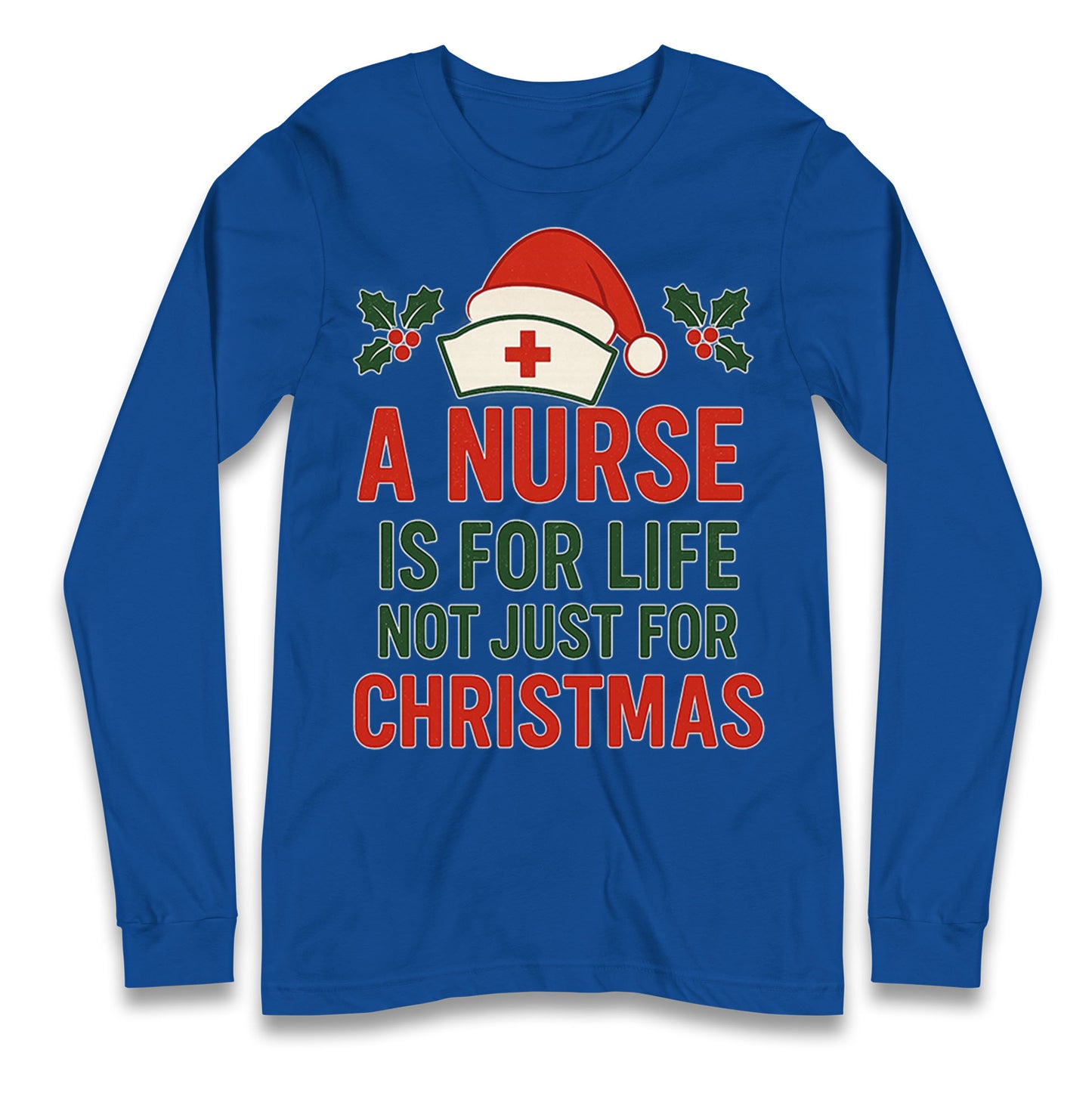 Nursing Christmas Longsleeve T Shirt