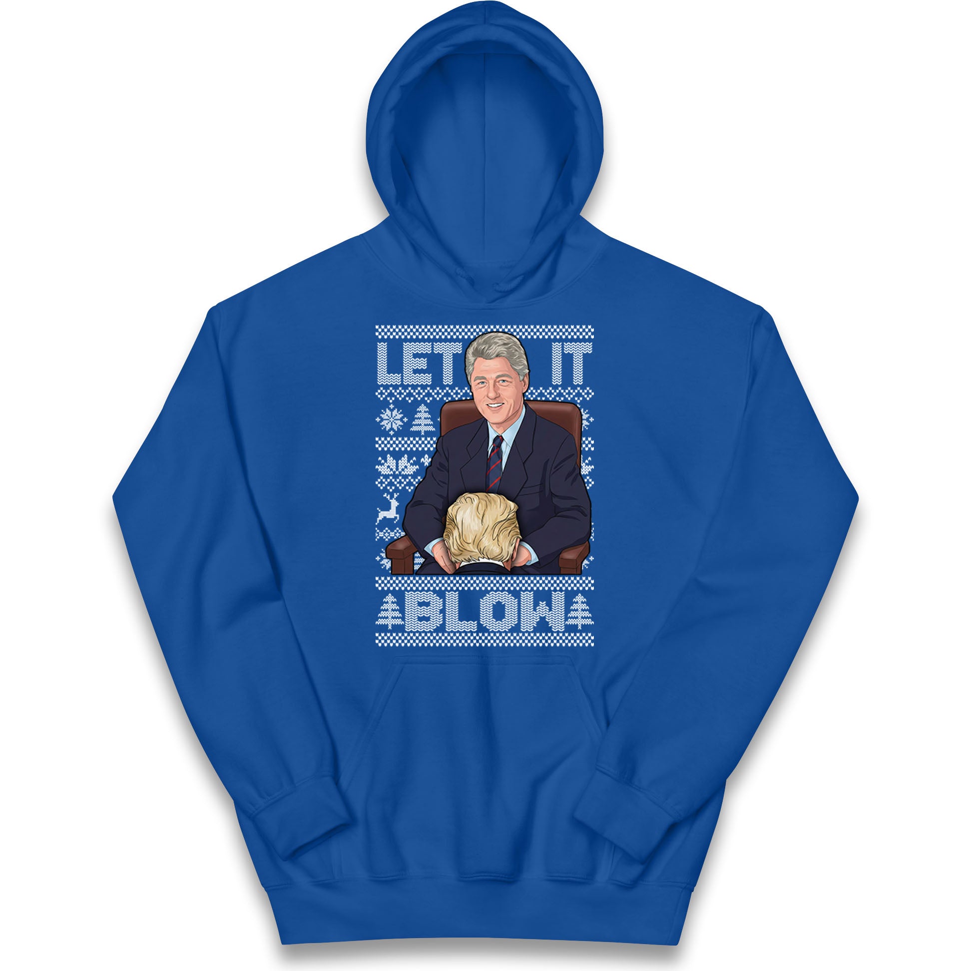 Bill Clinton Christmas Kids Hoodie