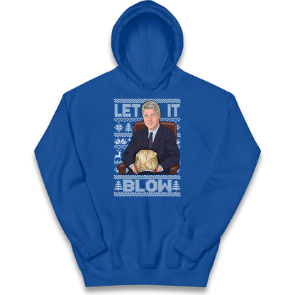 Bill Clinton Christmas Kids Hoodie