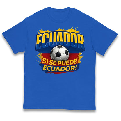 Ecuador Retro World Cup Kids T Shirt