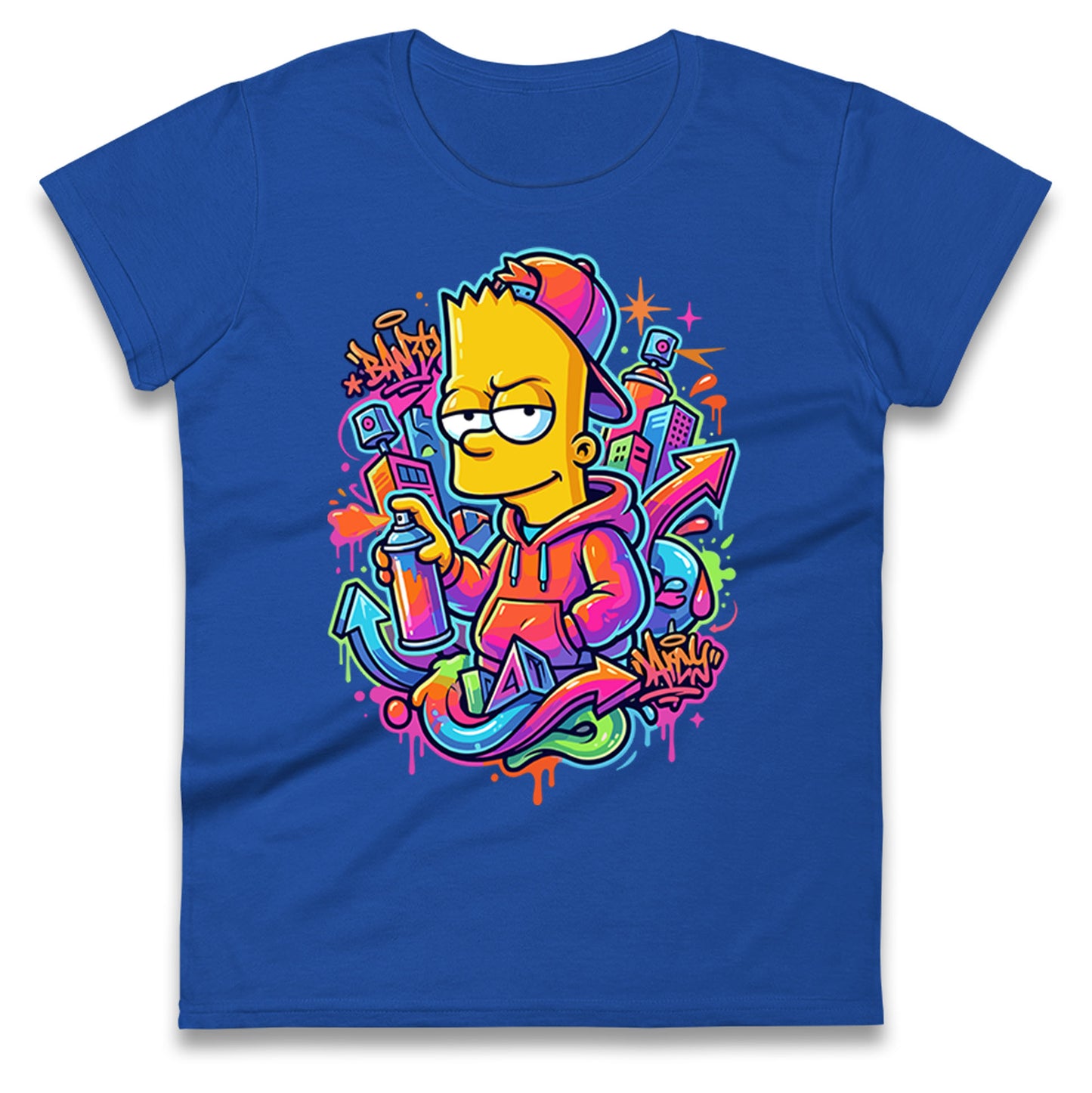 Bart Simpson Ladies T Shirt 