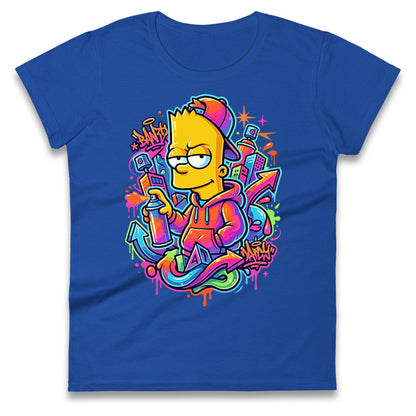 Bart Simpson Ladies T Shirt 