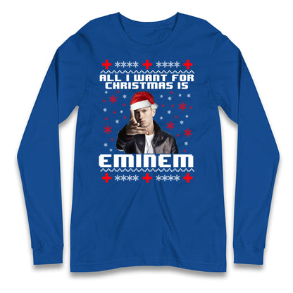 eminem christmas long sleeve t shirt