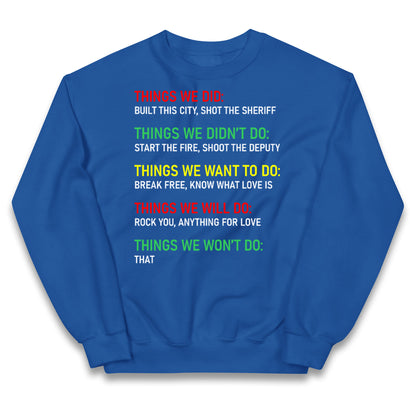 Bob Marley Music Kids Jumper