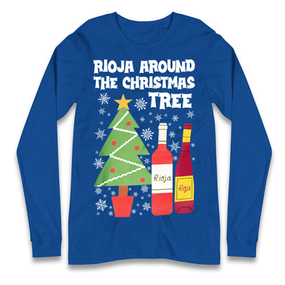 Rioja Wine Christmas Longsleeve T Shirt