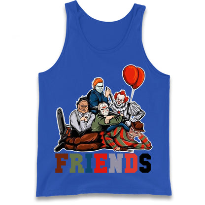 Horror Vintage Characters Friends Tank Top

