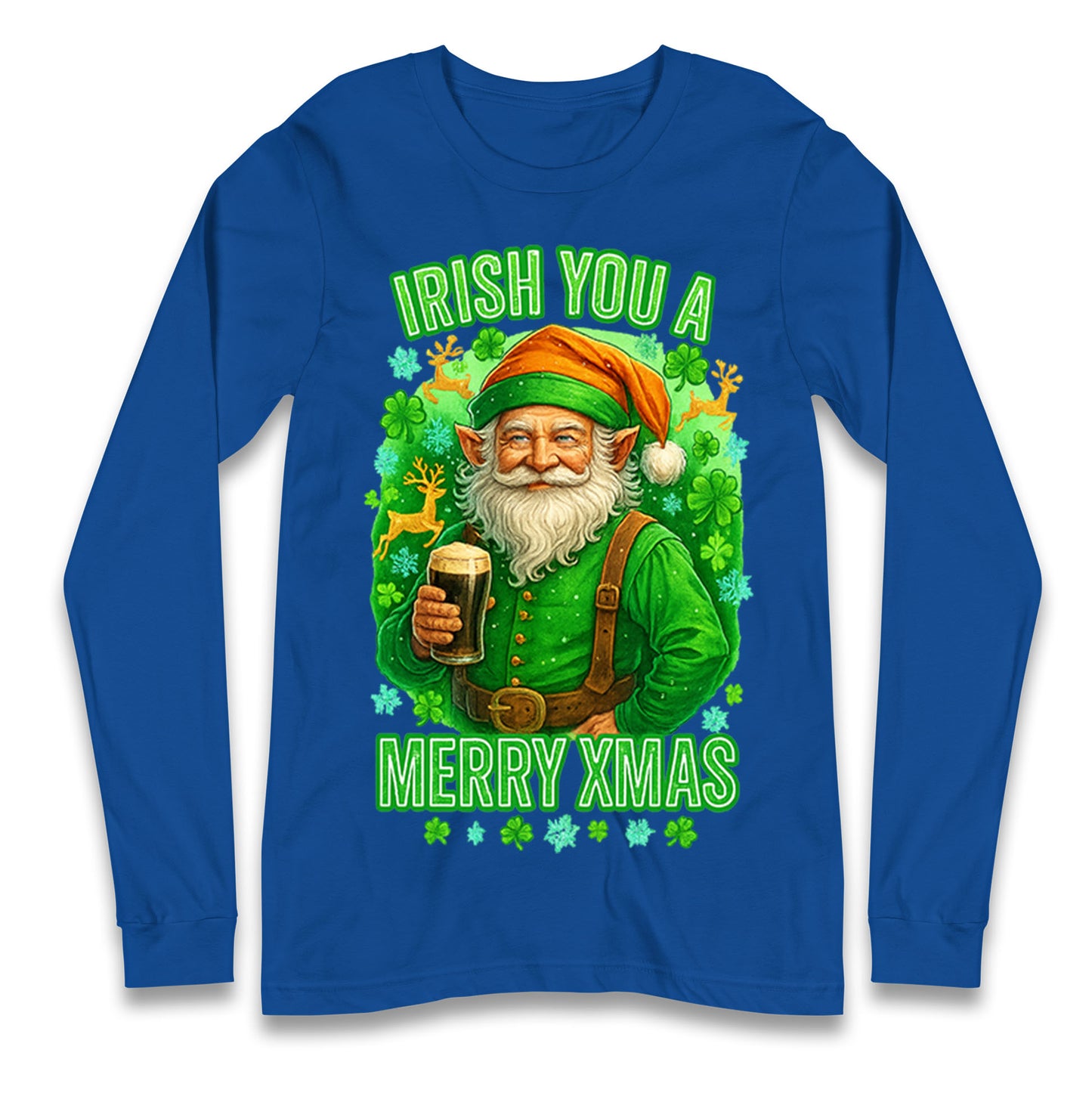 Irish You a Merry Christmas Long Sleeve Shirt
