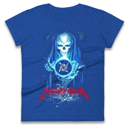 Metallica Skellington Sorcerer Ladies T Shirt