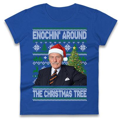 Enoch Powell Enochin Around the Christmas Tree Christmas Ladies Shirt