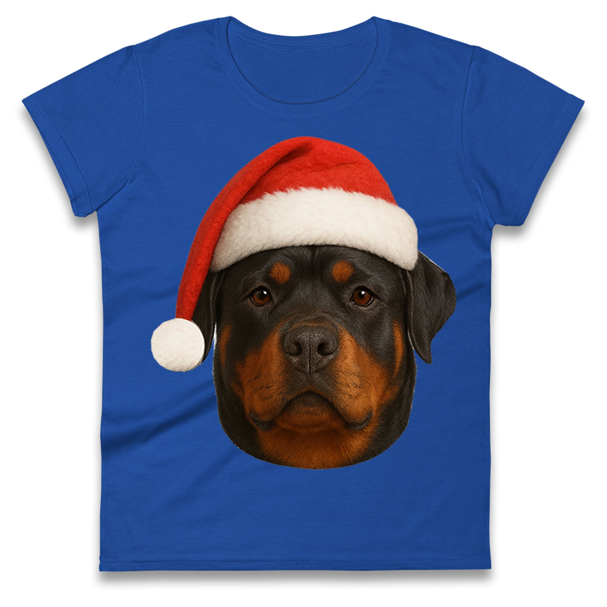 Rottweiler Christmas Ladies T Shirt 