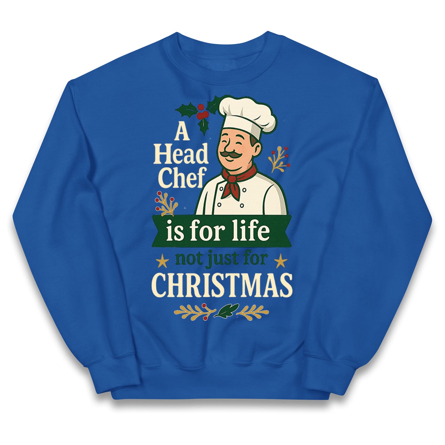 Head Chef Christmas Kids Jumper