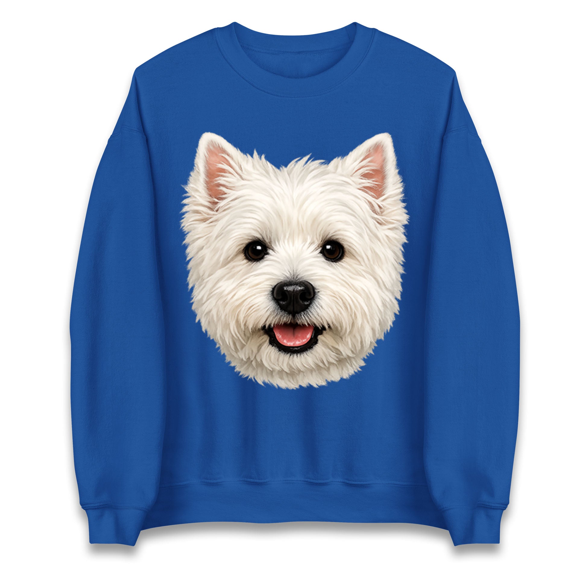 West Highland White Terrier Dog Face Jumper