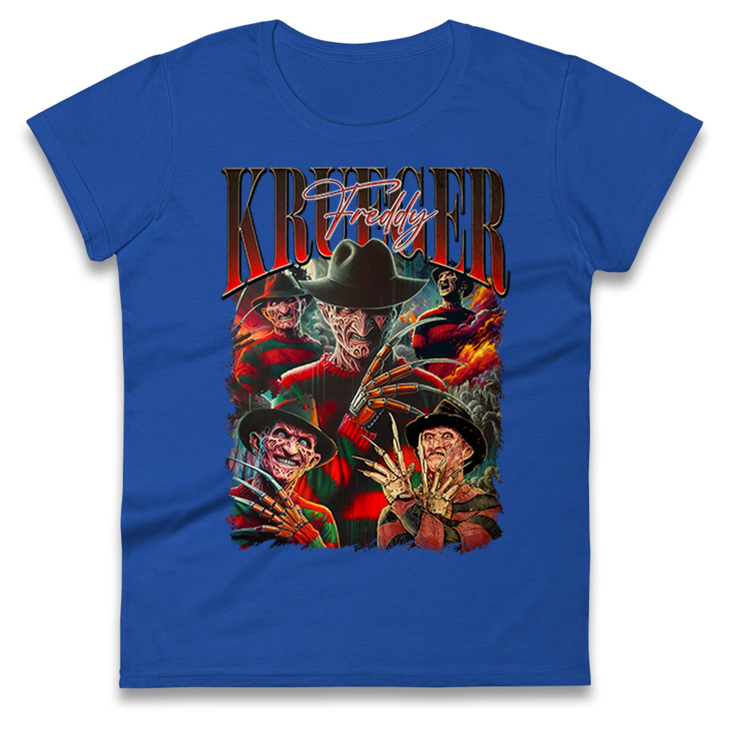 Freddy Krueger Halloween Bootleg Womens T Shirt