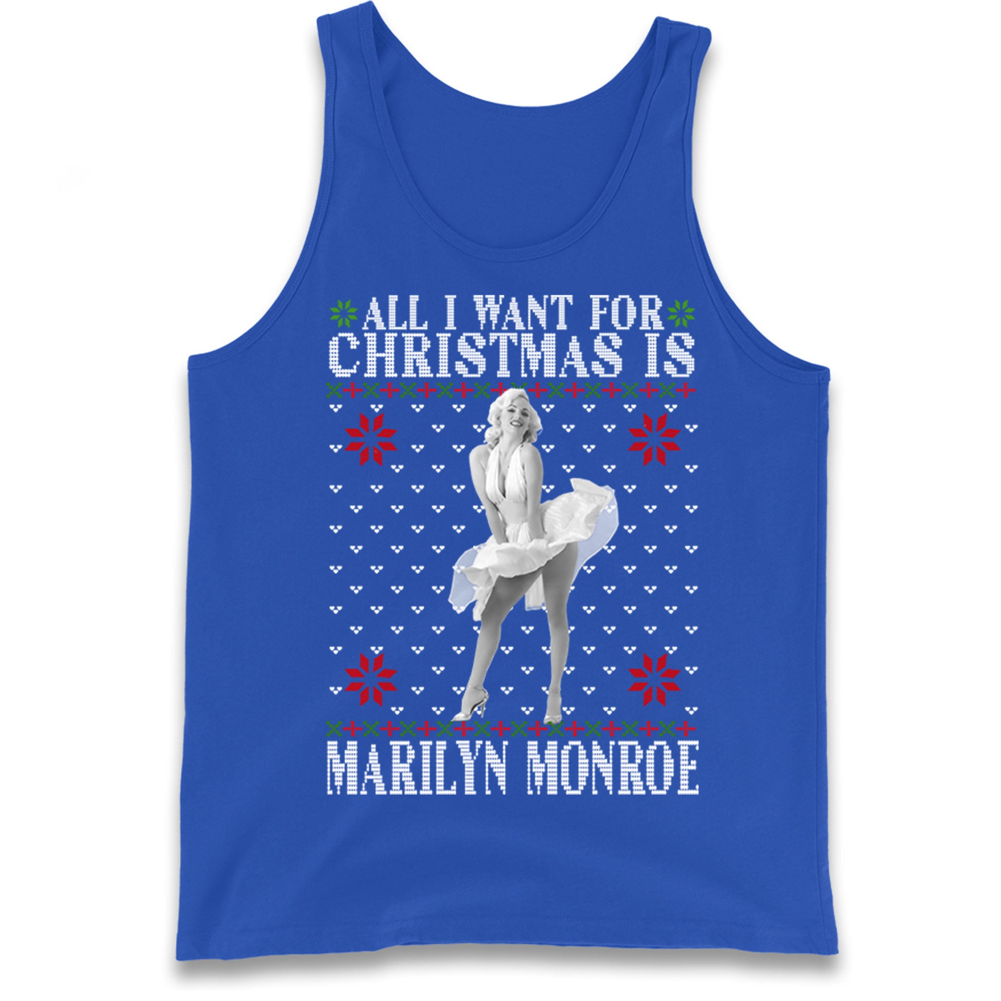 marilyn monroe christmas tank top