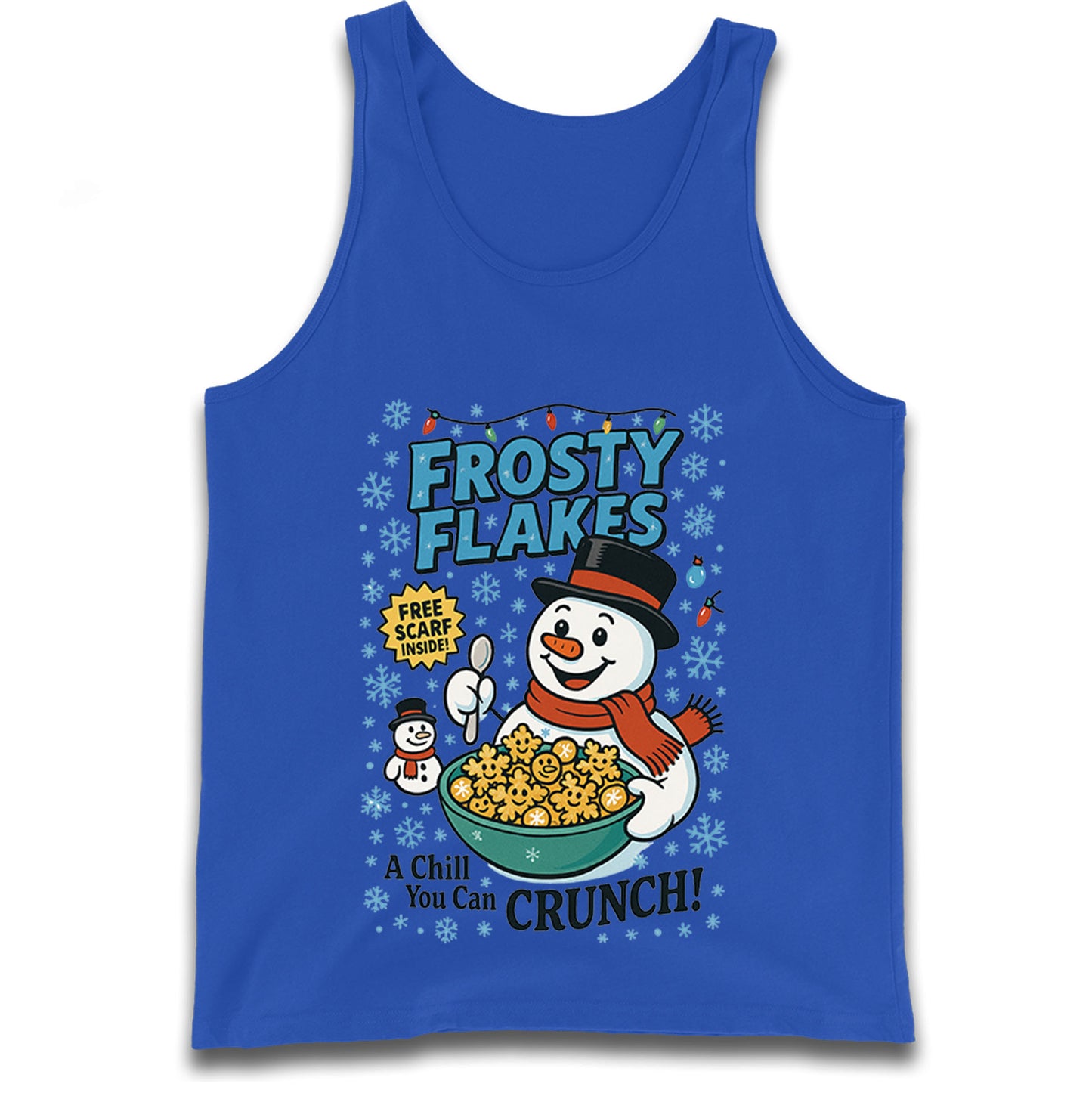Snowman Christmas Tank Top